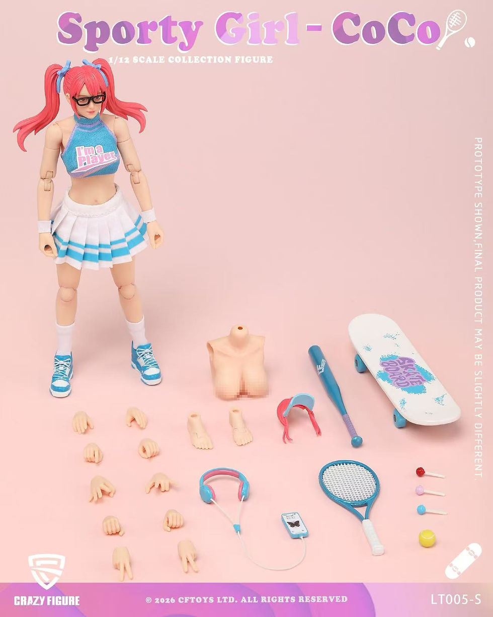 Thumbnail: [Q4 2026] Crazy Figure 1/12 Sporty Girl Yoyo (WF26 Ver.)