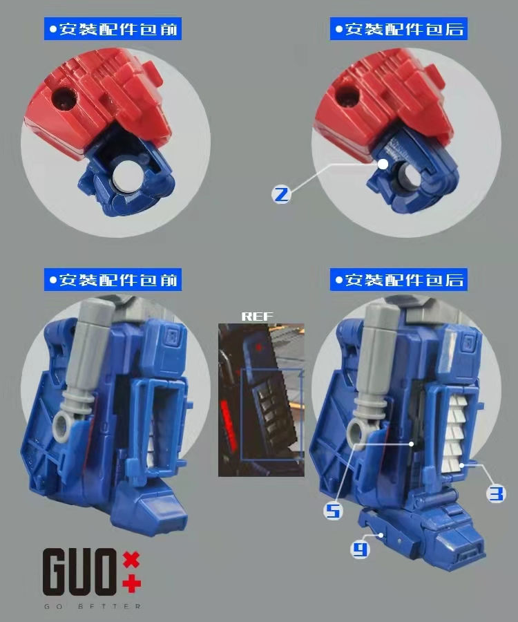 Thumbnail: Go Better Studio SGW-140 Upgrade Kit for WFC03 Optimus Prime