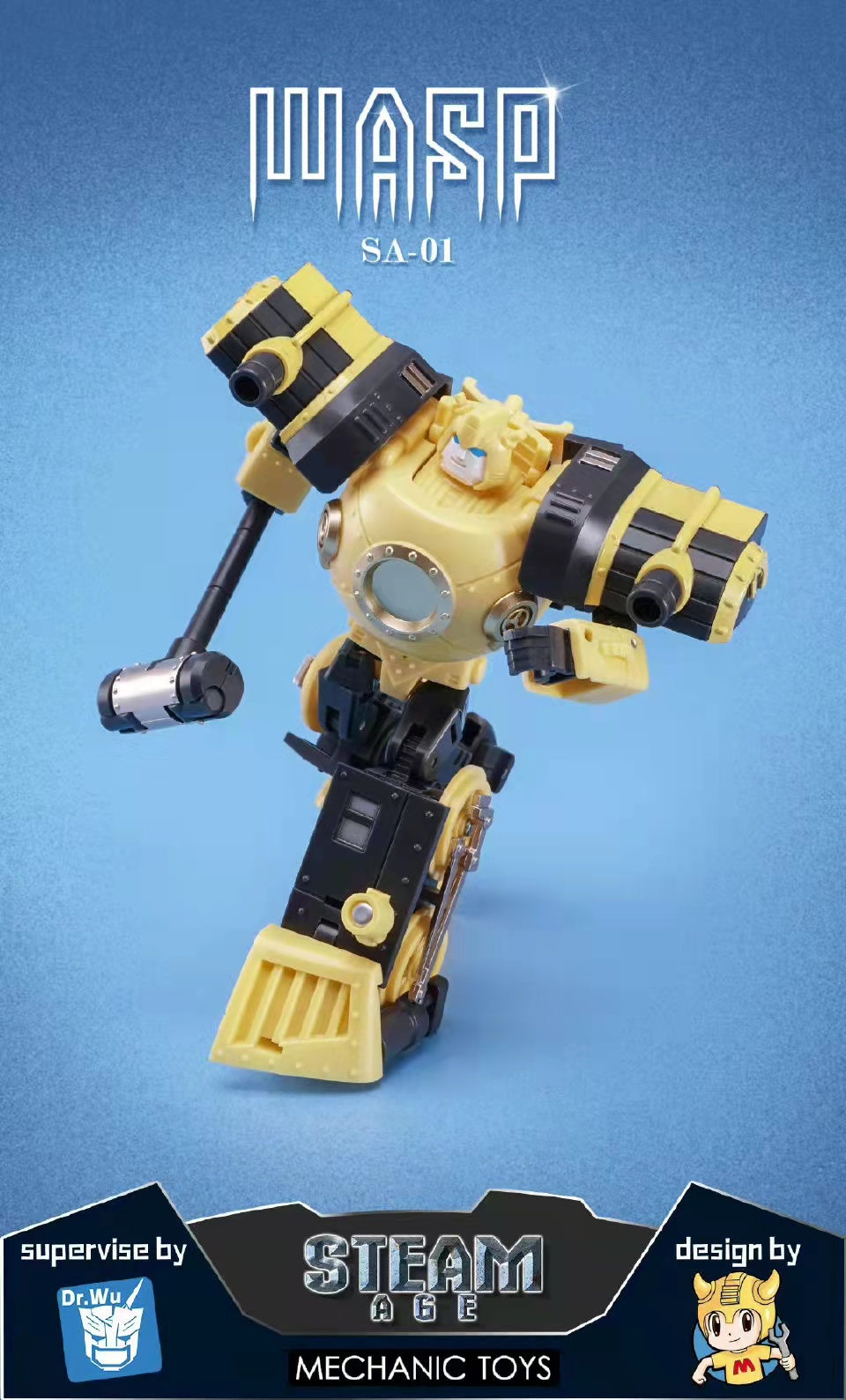 Thumbnail: [Back-to-Back Order] Mechanic Studio x Dr Wu Steam Age SA-01 Wasp