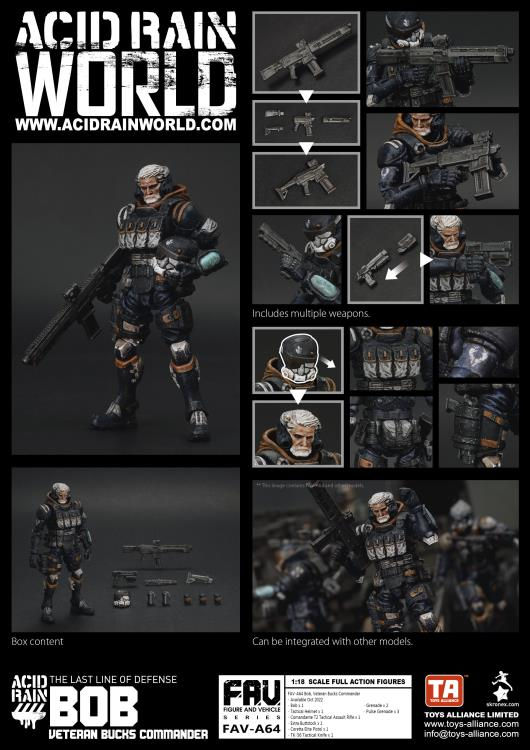 Thumbnail: [Back-to-Back Order] Toy Alliance Acid Rain FAV-A64 Veteran Bucks Commander Bob