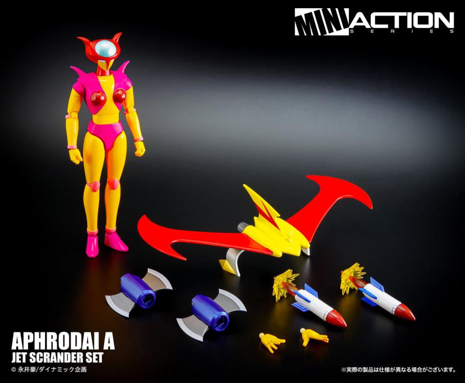 Thumbnail: [Pre-order] Action Toys Mazinger Z Mini Action Aphrodai A and Jet Scrander Set
