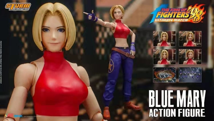 Thumbnail: [BtB Order] Storm Collectibles The King of Fighters' 98 Blue Mary 1/12 Figure