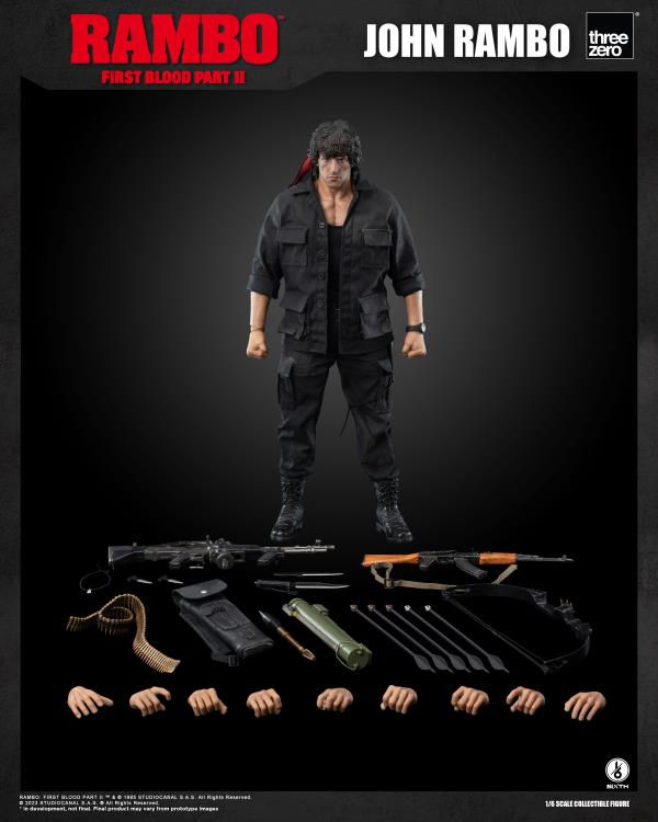 Thumbnail: [Pre-order] Threezero Rambo: First Blood Part II John Rambo 1/6 Scale Figure
