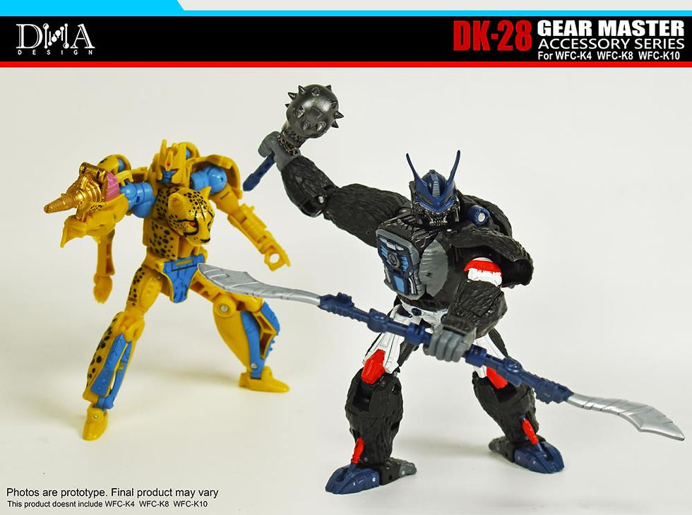 Thumbnail: [BtB Order] DNA Design DK-28 Upgrade Kit for Cheetor, Optimus Primal & Megatron