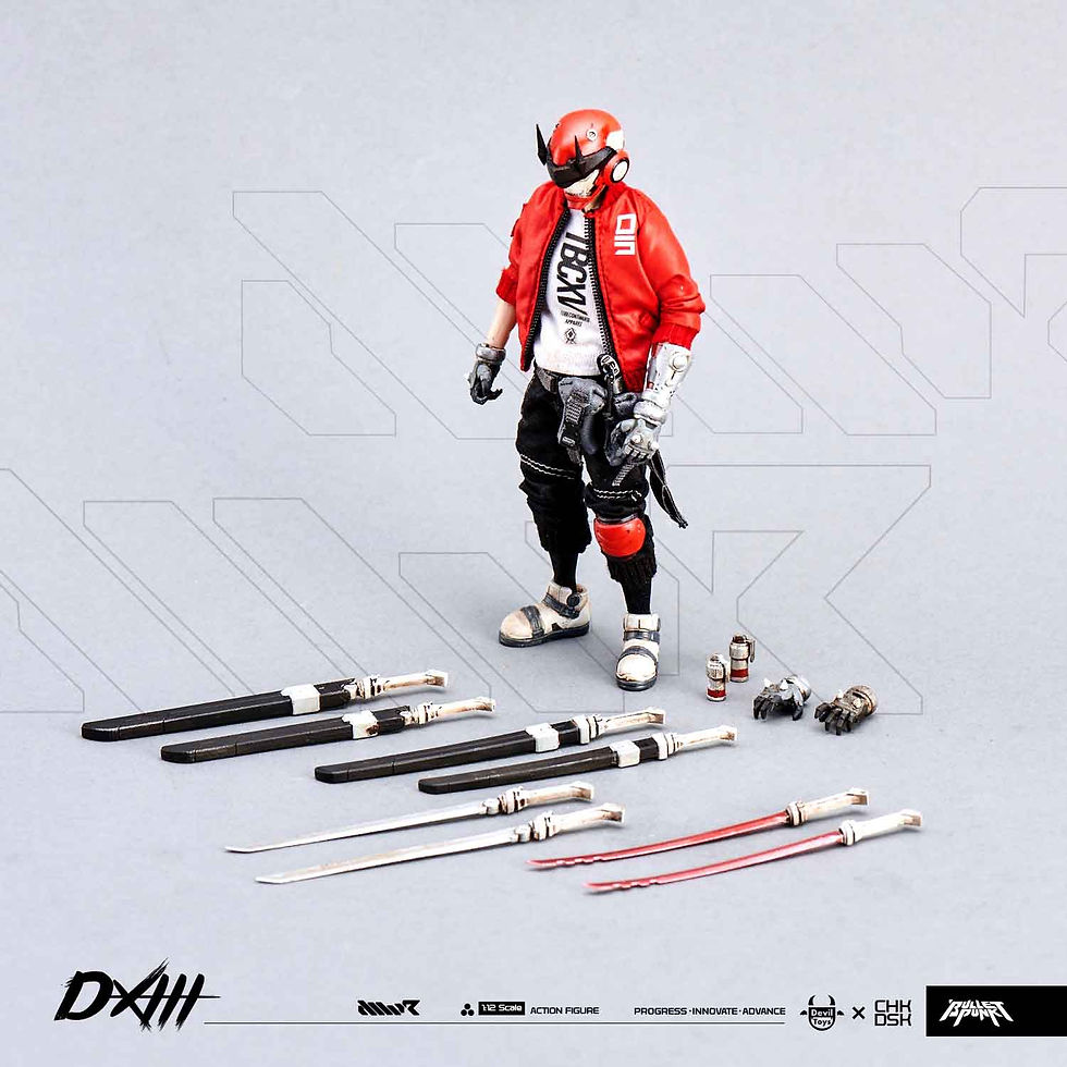 Thumbnail: [Pre-order] Devil Toys Mecha Will Rise VOL 1 CARBINE + DXIII 1/12 Scale Figure