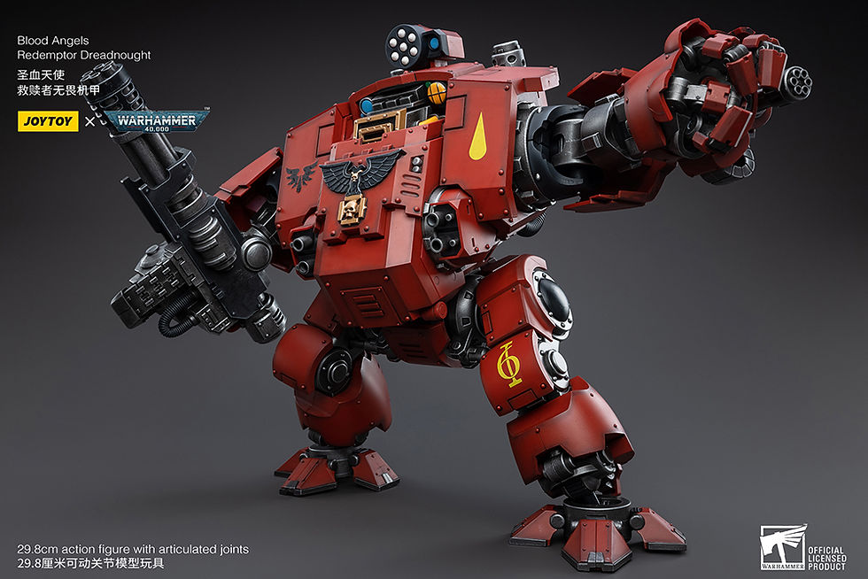 Thumbnail: [Pre-order] JoyToy x Warhammer 40K 1/18 Blood Angels Redemptor Dreadnought