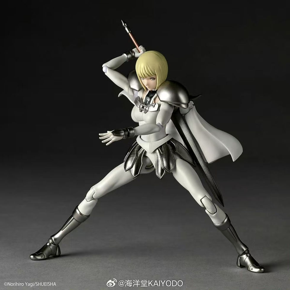 Thumbnail: [Nov 2026] Kaiyodo Claymore Amazing Yamaguchi Revoltech Clare Action Figure