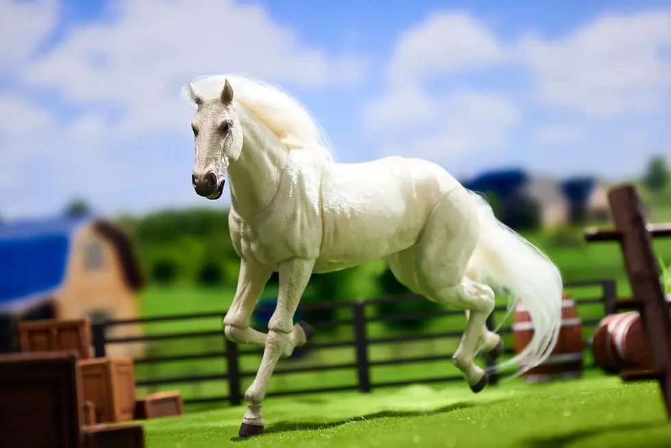 Thumbnail: [Q1 2027] Otherwhere Black & White Horse 1/12 Scale Action Figure