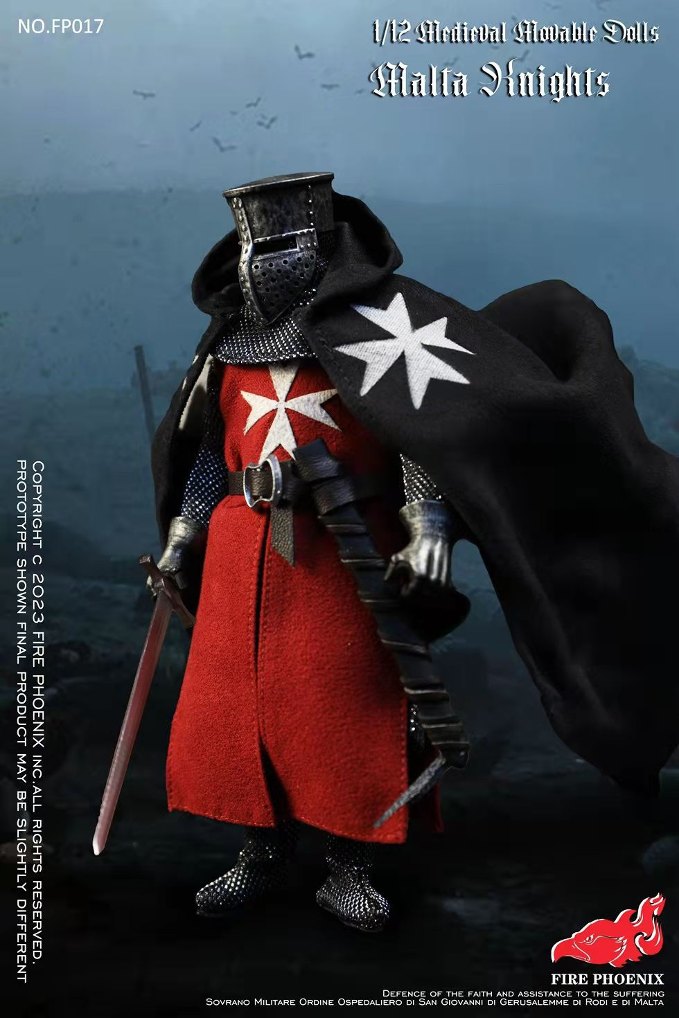 Thumbnail: [Pre-order] Fire Phoenix 1/12 Scale Medieval Action Figure