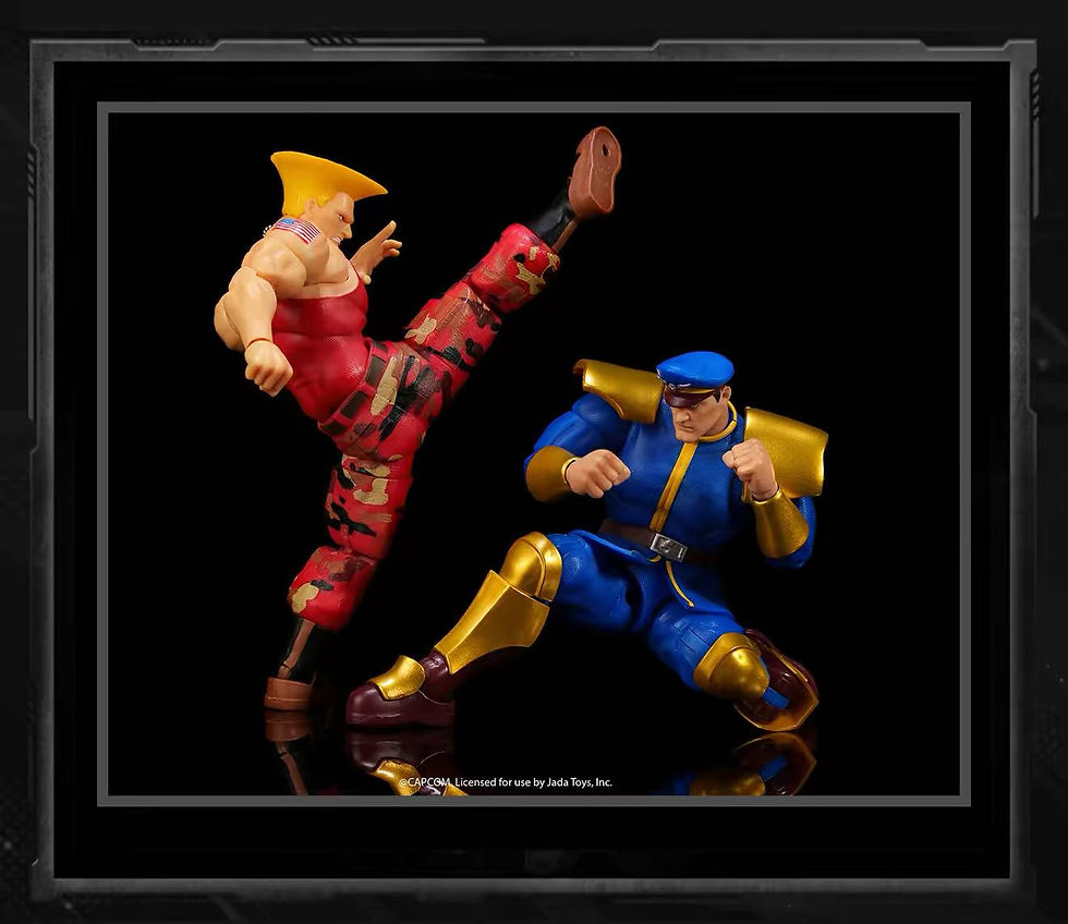 Thumbnail: [Nov 2026] Jada Toys 1/12 Guile Vs M.Bison Twin Pack (Player 2)