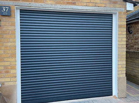 garage door in grey