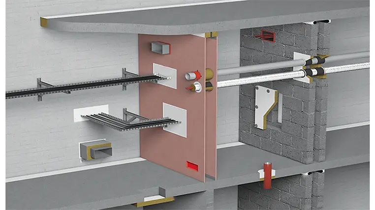 fire wall safety diagram