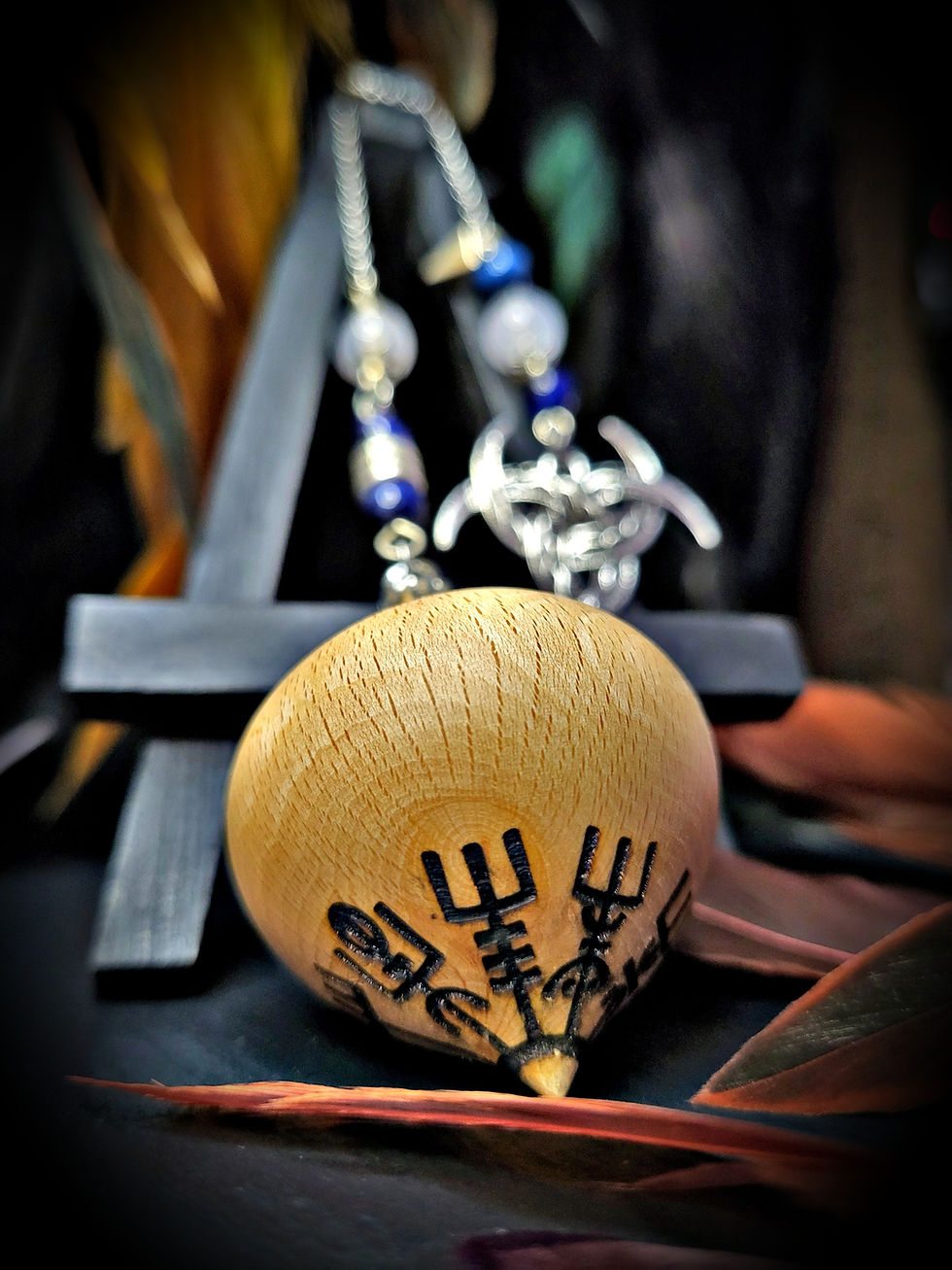 Miniature : Pendule Artisanal, création de pendules en bois pour la radiesthésie