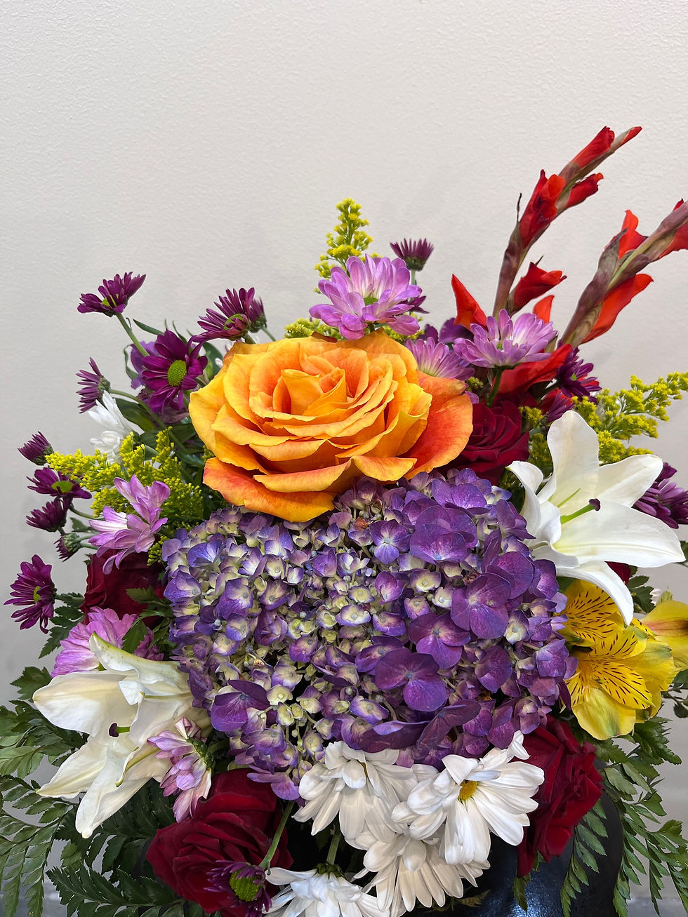 Thumbnail: Violet Basket Arrangement 