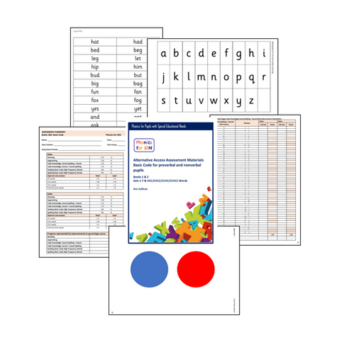 Alternative Access Assessment Materials Basic Code | Phonics for Pupils w