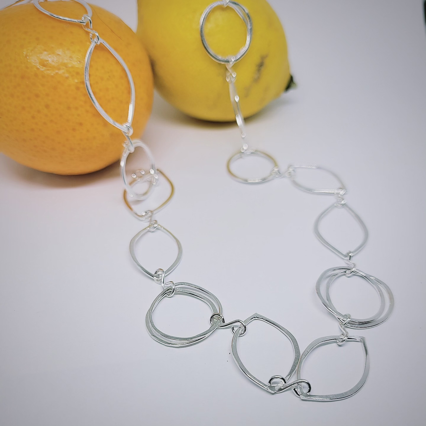 Oranges & Lemons adjustable necklace