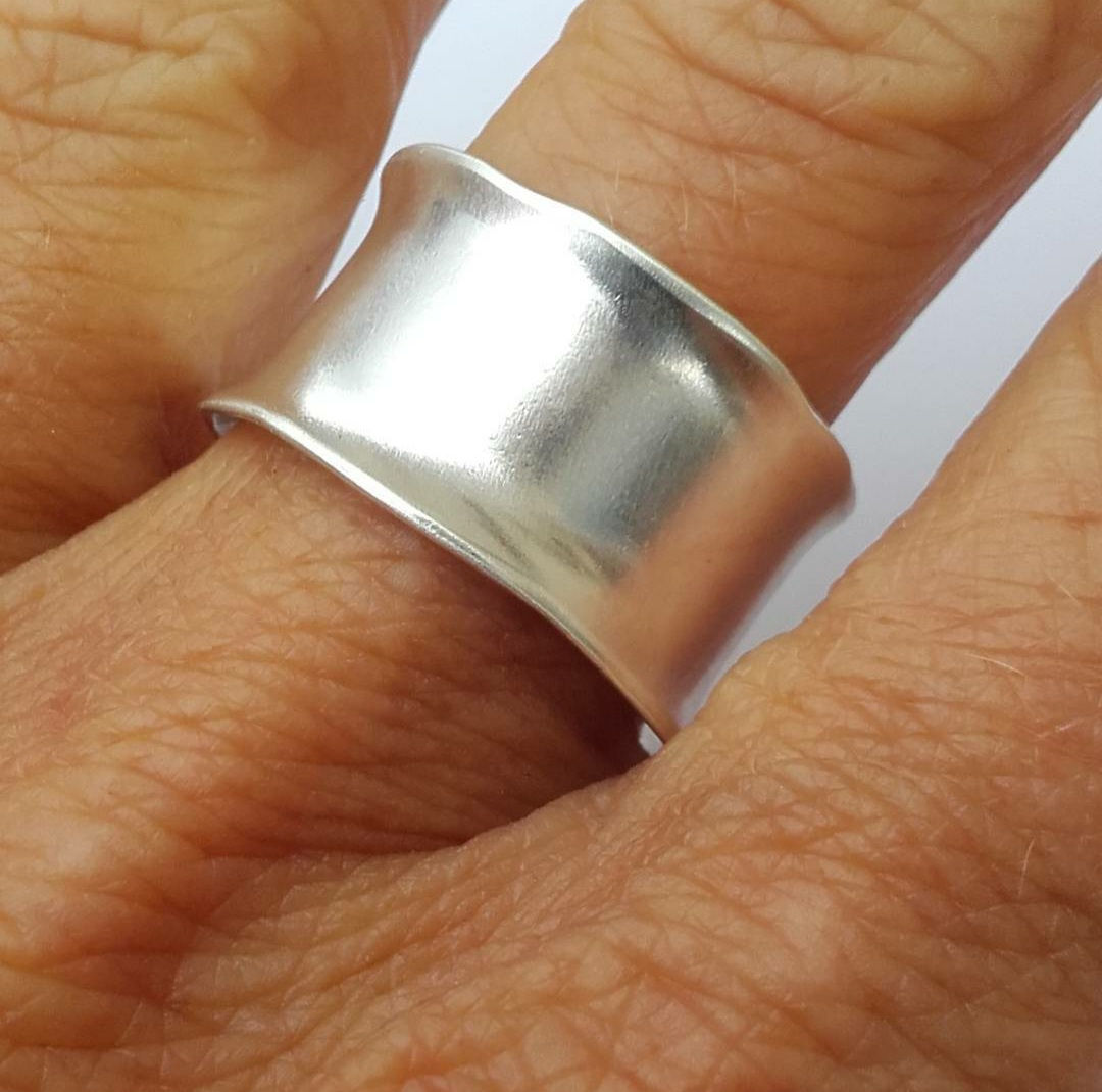 Silver Flared Ring