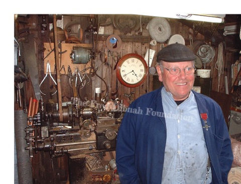 Fred in his workshop