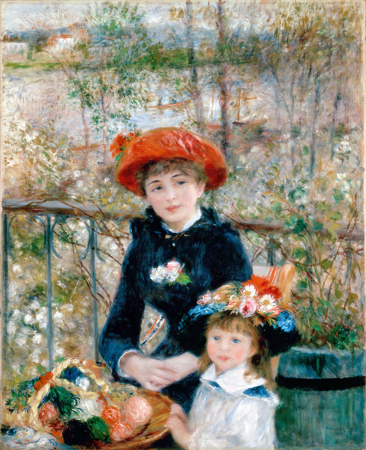En la terraza - Renoir