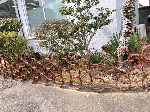 花壇の柵