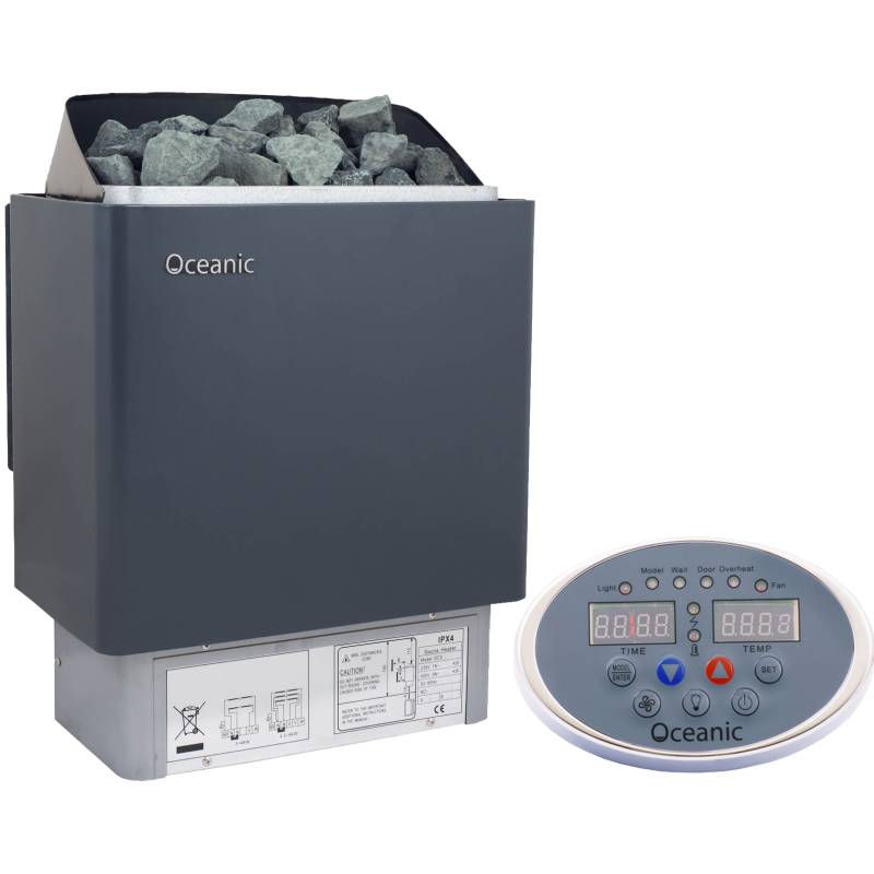 Kit Poêle mural 8kw - Clavier Déporté