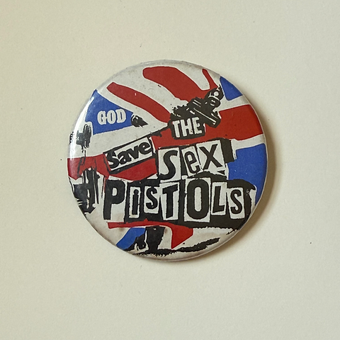 Sex Pistols 1970s Punk Badge | The Rusty Pin Sex Pistols 1970s Punk Badge | The Rusty Pin