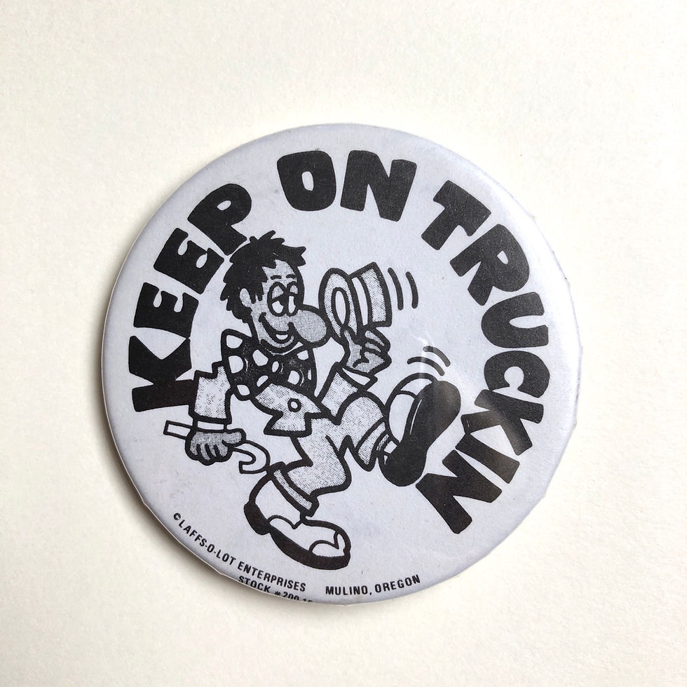 Thumbnail: Vintage Bootleg ‘Keep on Truckin’ Badge