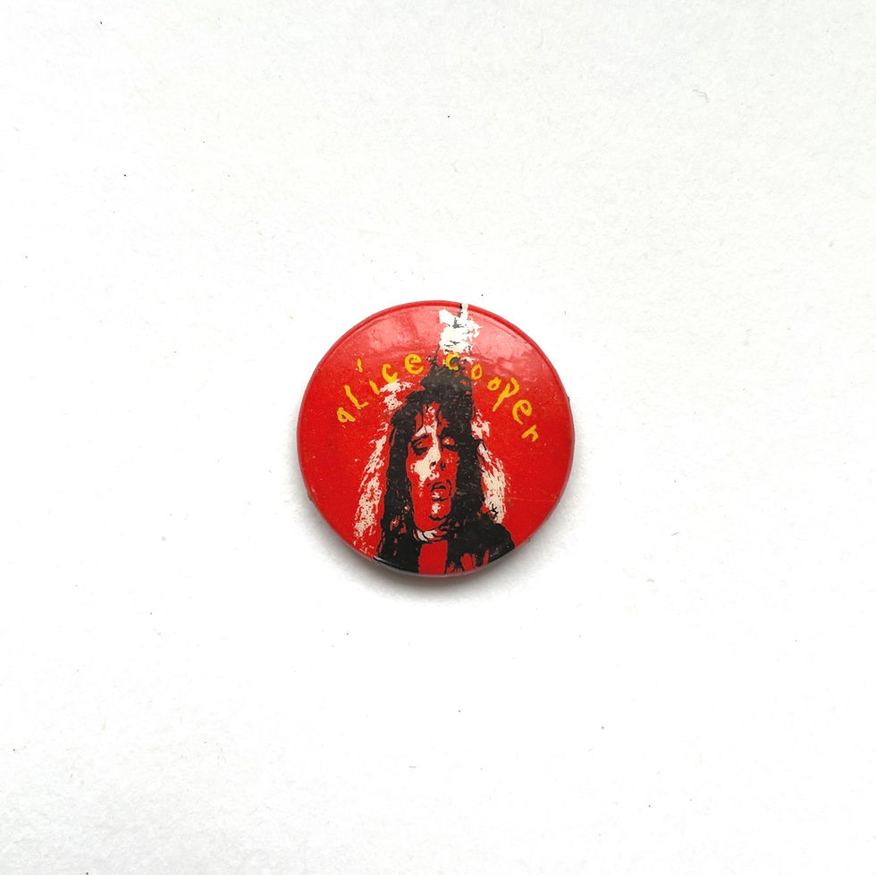 Thumbnail: 1980s Alice Cooper Pin Badge