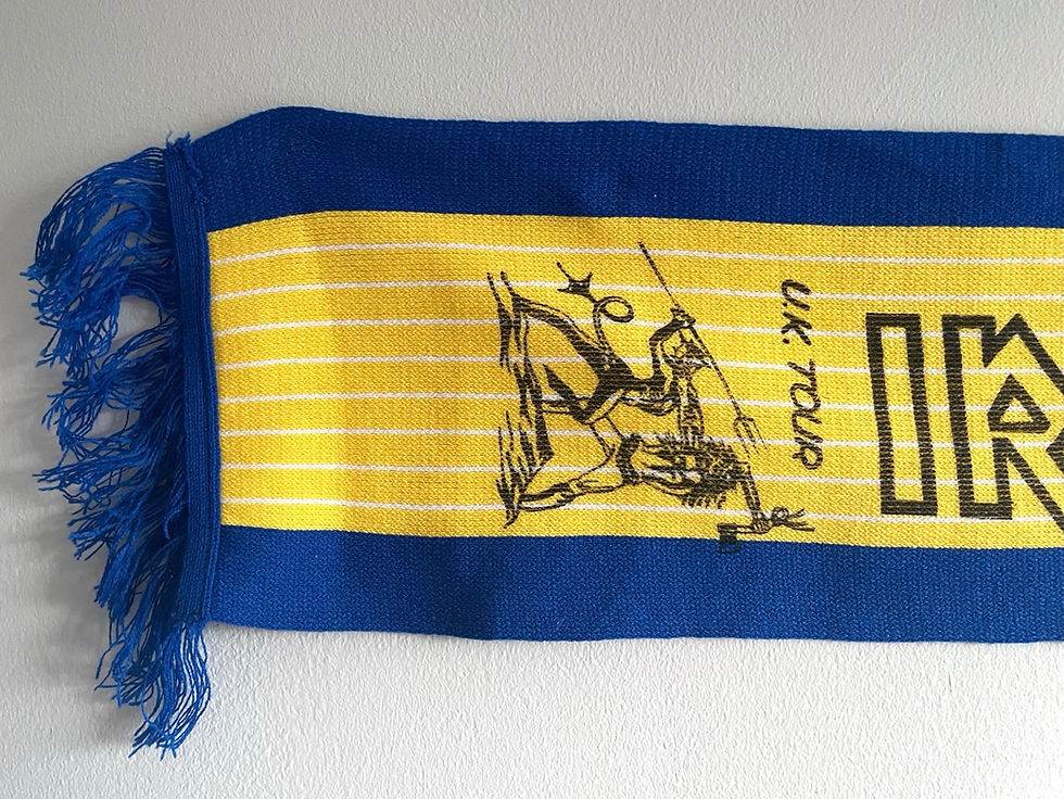 Thumbnail: 1980s Iron Maiden Tour Scarf 