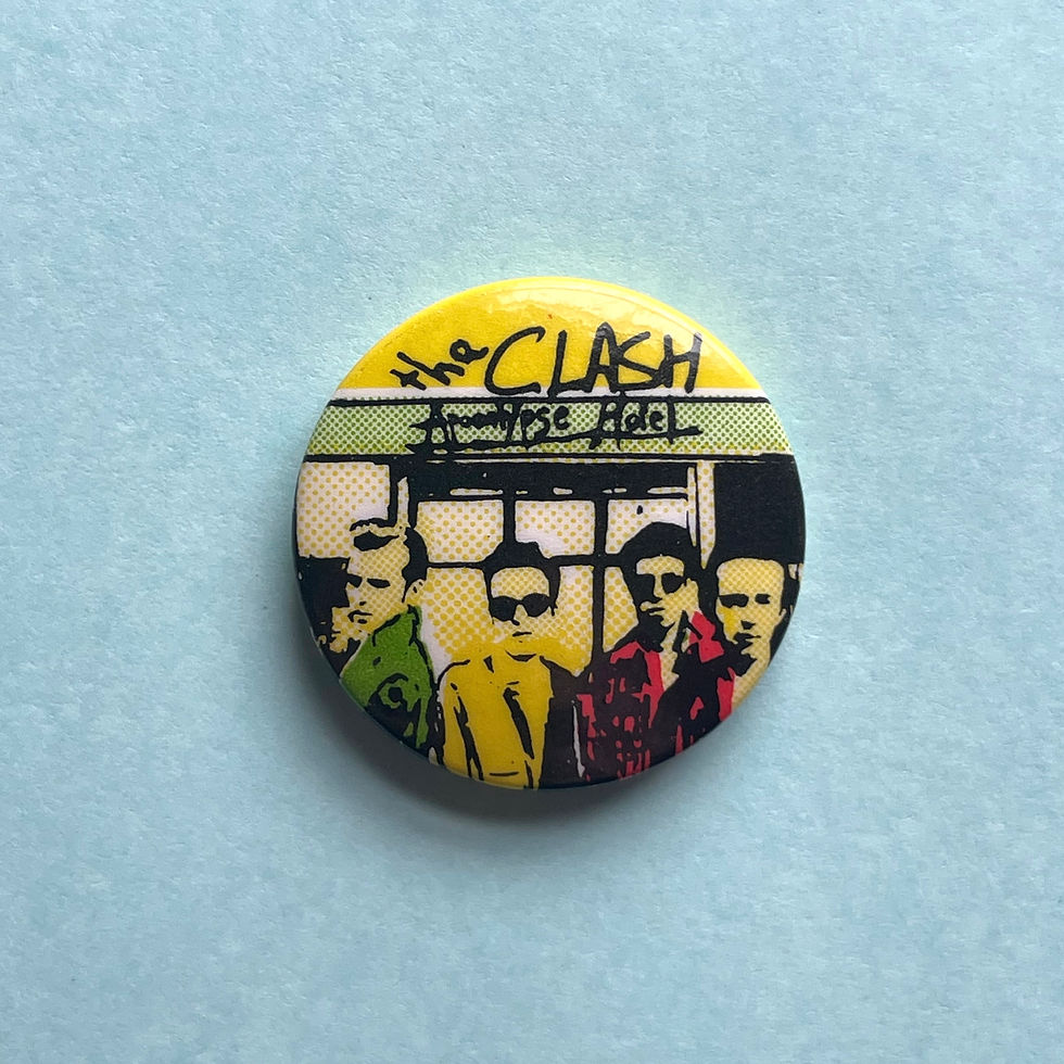 1980s The Clash Badge 