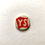 Thumbnail: Vintage Young Socialist Button Pin 
