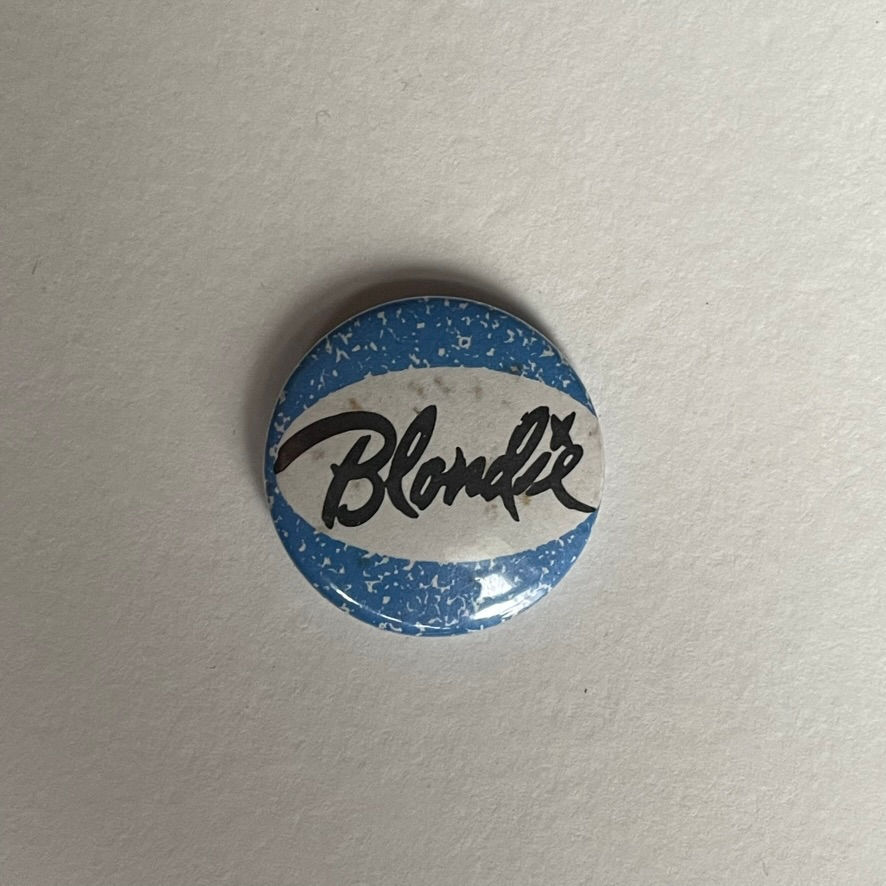 1980s Blondie Pin Badge