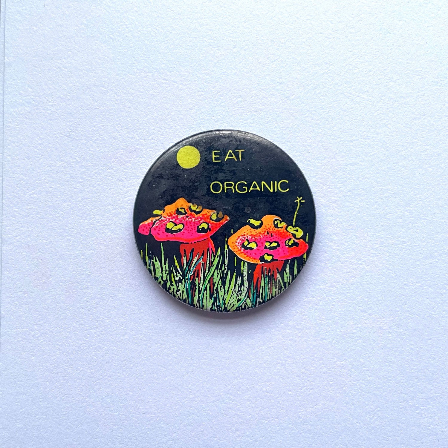 1970s Mushrooms Badge 