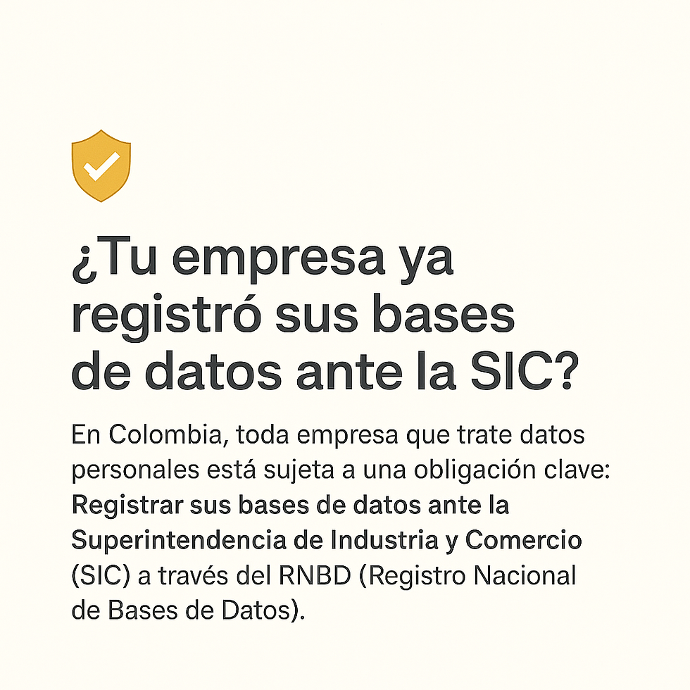 En Jäger Lambragno Consultores, brindamos asesoría legal especializada para garantizar que tu empresa cumpla con esta y otras normativas del régimen de protección de datos personales en Colombia.