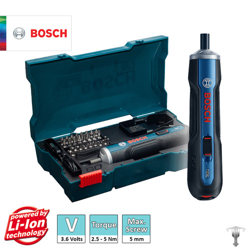 Bosch GO Professional 3.6V Cordless Screwdriver Intrepid Sales