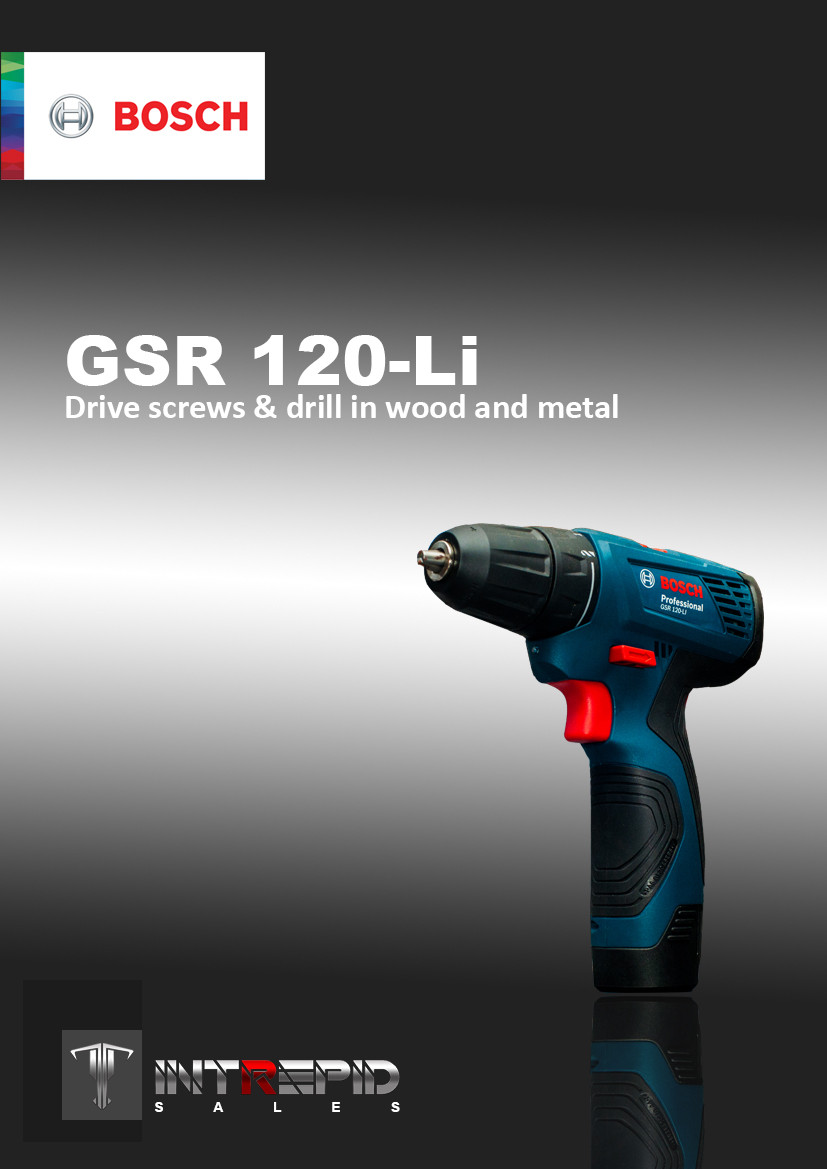 Gsr 120 Li Cordless Drill Driver