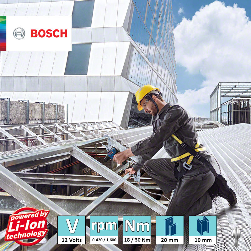 Thumbnail: Bosch GSR 12V-30 Professional 12V Brushless Drill / Driver