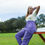 Thumbnail: Model Wearing Bohemian Genie Pants Womens Fashion Chic Boho Runway