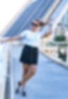 Violet Moda fashion reel featuring a model wearing a front-buttoned mini skirt paired with a glitter silver top.
