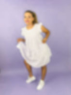 Gingham Tier Ruffle Dress Styled Womens Fashion Street Style