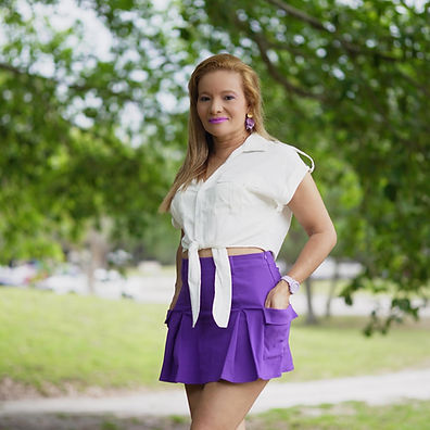 Stretch Cargo Mini Skirt with Built-In Underpant | Violet Moda