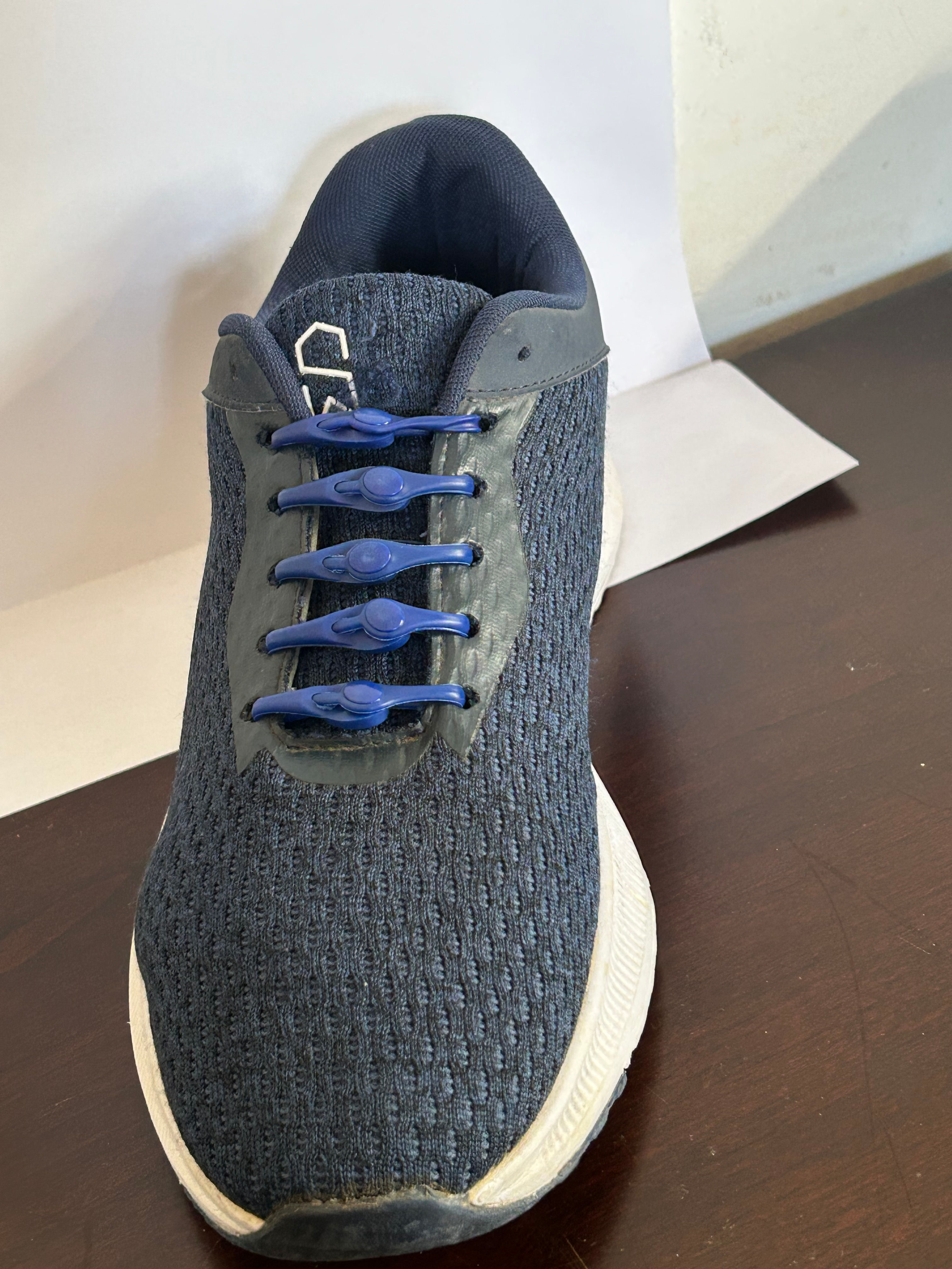 Bleu - Lacets sans nœud