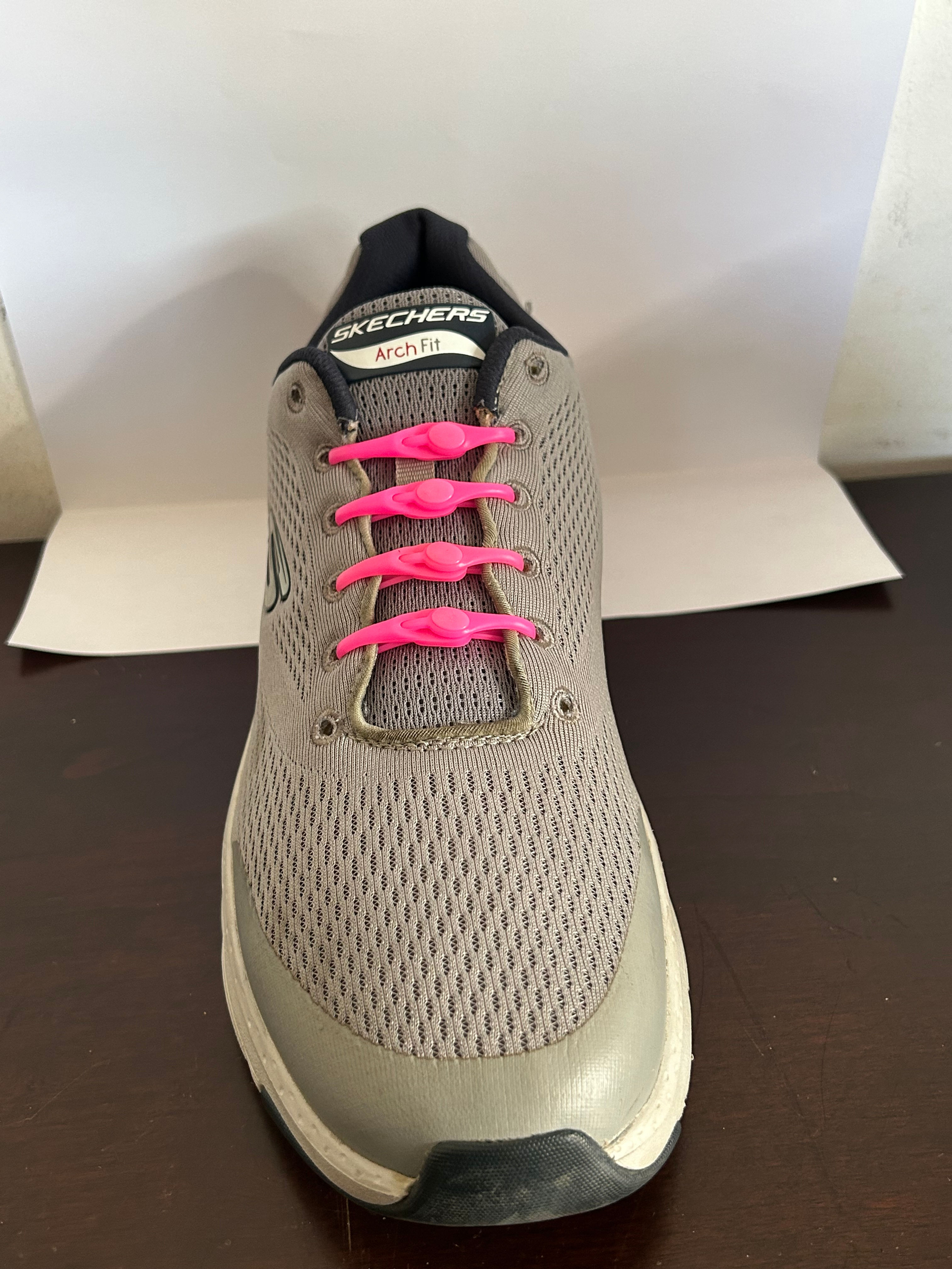 Rose - Lacets sans nœud