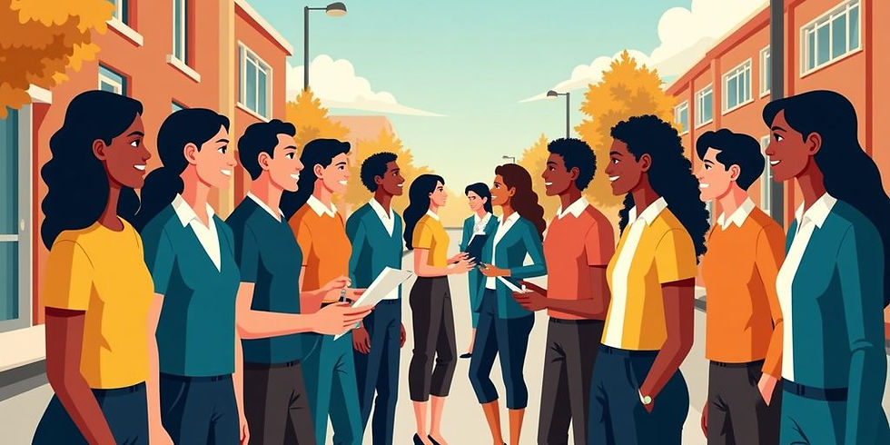 grupo de profissionais discutindo