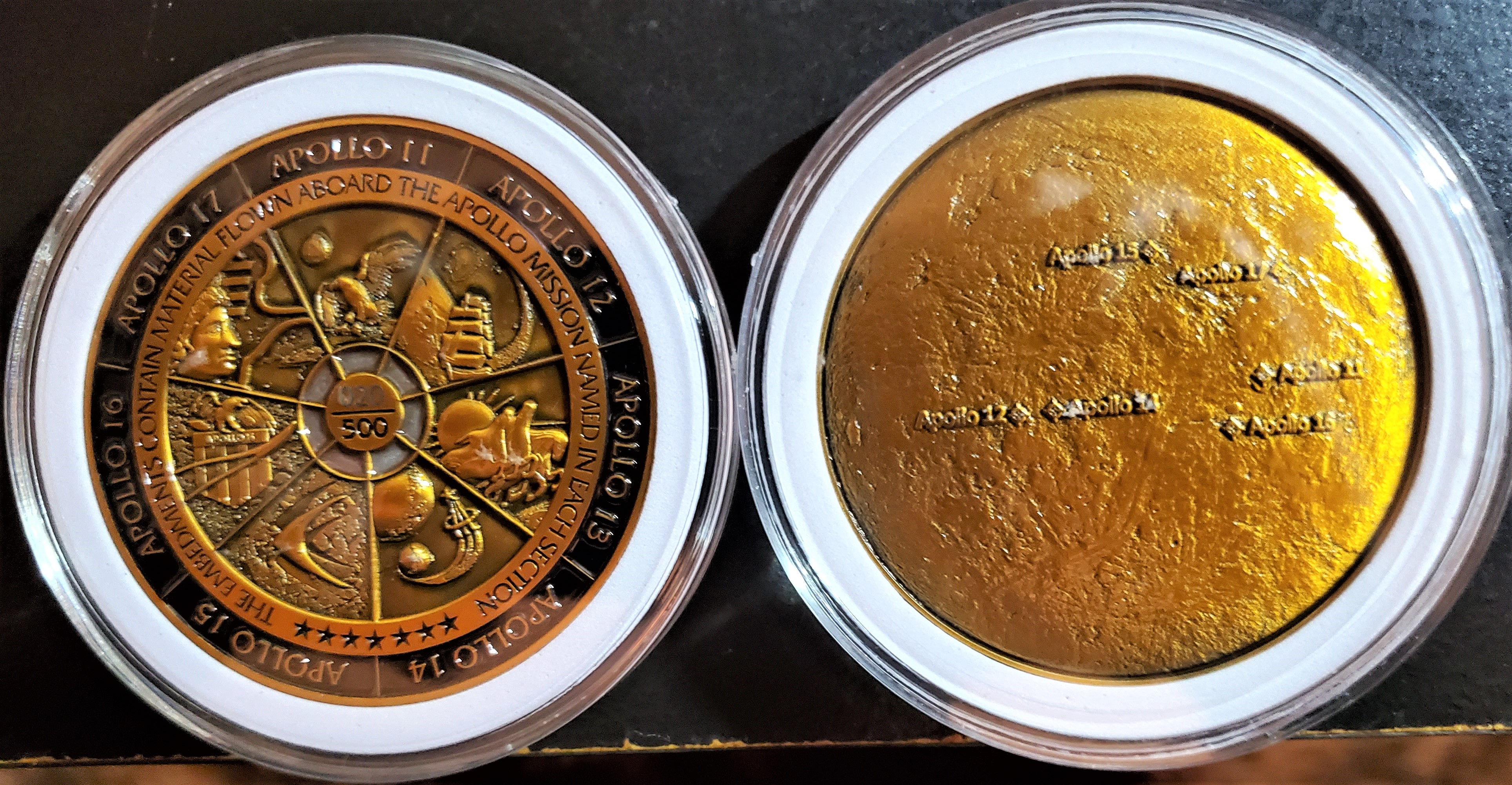 Apollo 11-17 embedded - www-space-coins