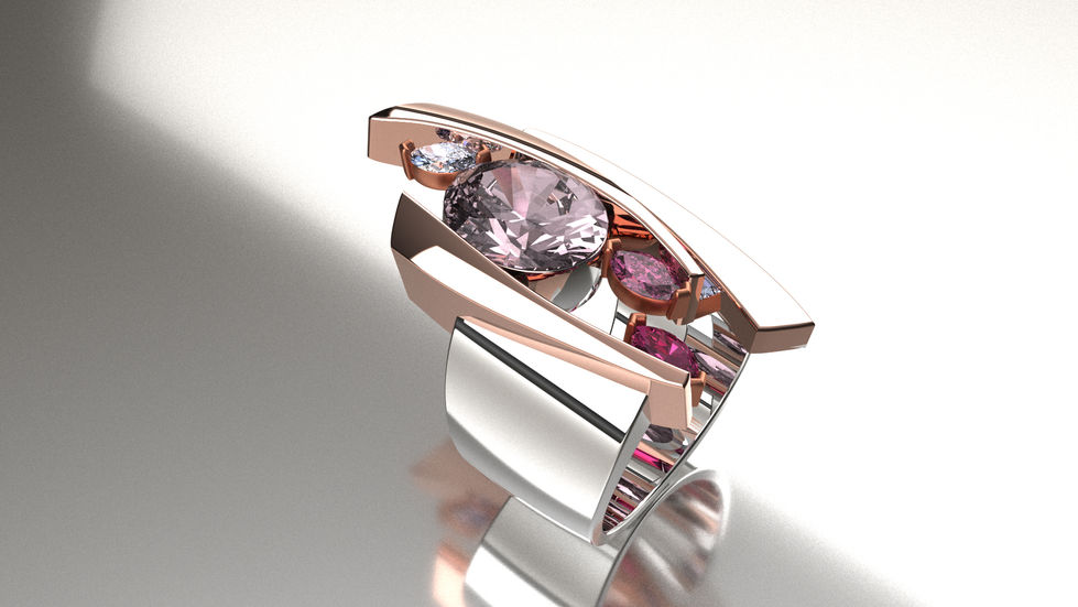 Diane Lee Pink Morganite Ring 3