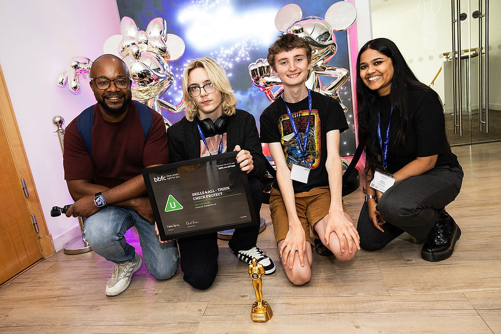 Skills 4 All finds success with award winning online safety film at the 2026 Childnet Film Competition