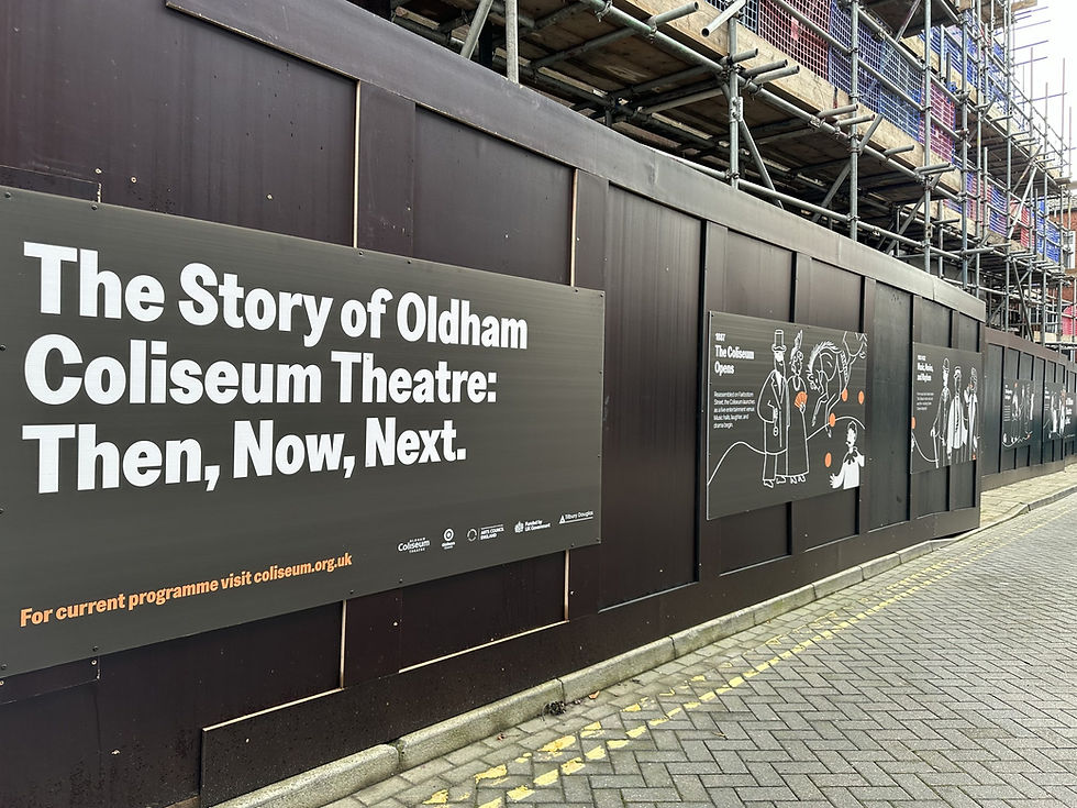 Oldham Coliseum to receive £184,000 a year for the next three years through Greater Manchester’s Culture Fund