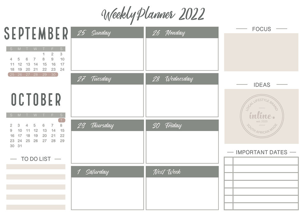 Thumbnail: 2022 Weekly Planner | Digital Planner