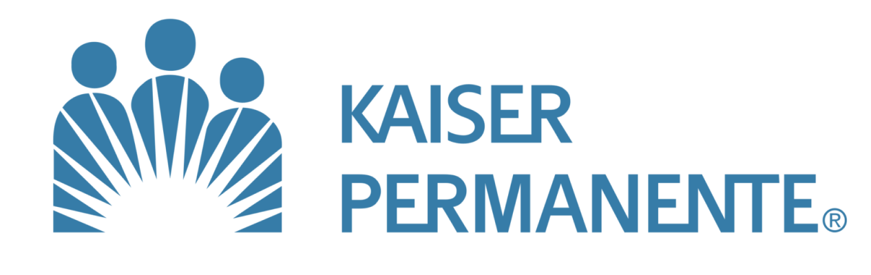 Logo of Kaiser Permanente, a leading healthcare provider in the United States.